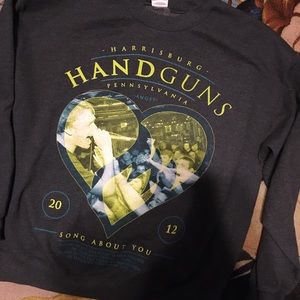 Handguns band sweater unisex